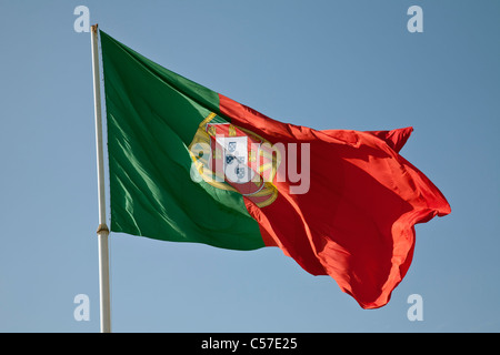 Portugiesische Flagge Stockfoto