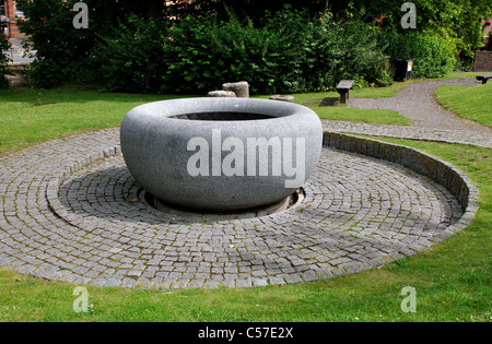 Ebbe und Flut Skulptur, Newbury, Berkshire, England, UK Stockfoto