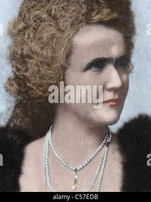 Elisabeth von Wied (1843-1916). Queen consort von Rumänien als die Frau von König Karl i. von Rumänien. Stockfoto