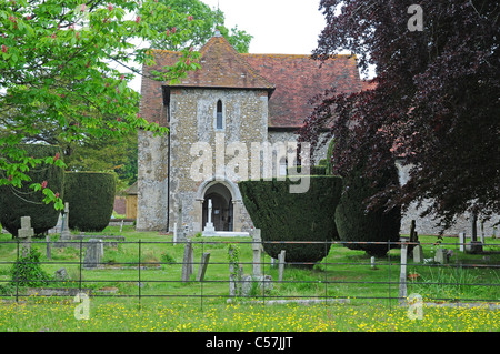 St.-Andreas Kirche Westen schüren Stockfoto