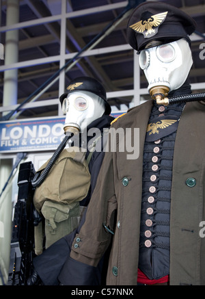 London Film & Comic-Con 2011: Zeichen Stockfoto