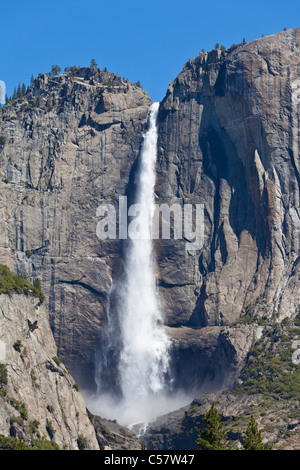 Yosemite oberen fällt Yosemite Nationalpark Valley Kalifornien USA Stockfoto