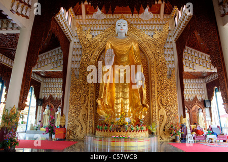 Dhammikarama birmanischen Tempel, Georgetown, Penang, Malaysia Stockfoto