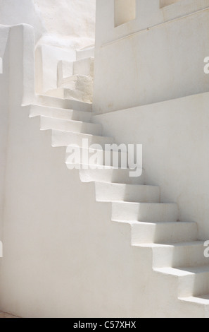 Schritte - Ioa, Santorin - Thira, Griechenland Stockfoto