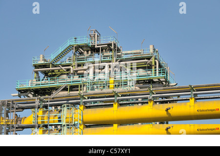 Chemische Industrie, Anlagenbau, Deutschland, Duisburg, Eisen, Europa, Fabrik, Hamborn, Produktion, Industrie, Industrieanlagen, industrielle Stockfoto