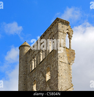 Frankreich, Französisch, Europa, europäische, Westeuropa, Architektur, Gebäude, Stadt, Abtei Jumieges, Seine-Maritime Abteilung obere Stockfoto