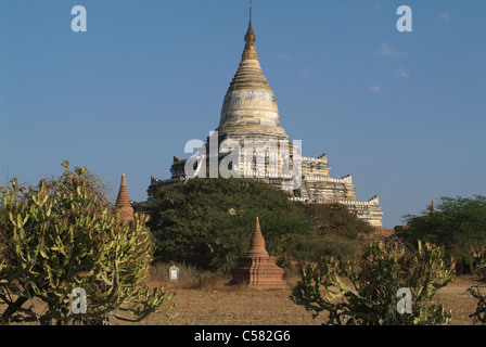 Asien, Burma, Myanmar, Bagan, Pagode, Shwesandaw Stockfoto