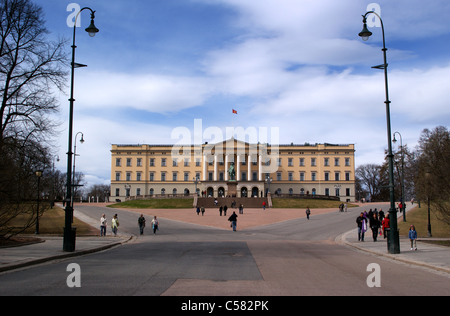 Royal Palace, Oslo, Norwegen Stockfoto