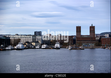 Hafen von Oslo, Norwegen Stockfoto