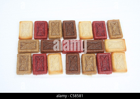 Schweiz, Spezialität, Zürich Leckerli, Gebäck, Kuchen, Speisen, Essen, Essen, Gebäck, Kekse, Lindt und Sprüngli, Bonbons, Süßigkeiten Stockfoto