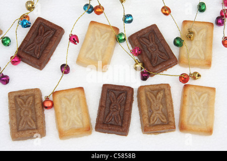 Schweiz, Spezialität, Zürich Leckerli, Gebäck, Kuchen, Speisen, Essen, Essen, Gebäck, Kekse, Lindt und Sprüngli, Bonbons, Süßigkeiten Stockfoto