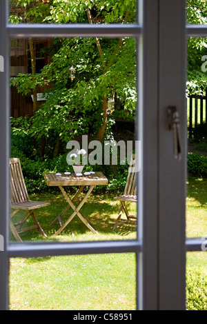 Restaurierten Villa, Starnberger See, Deutschland Stockfoto