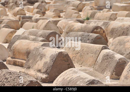 Afrika, Marokko, Maghreb, Nordafrika, Marrakesch, Friedhof, Juden, Juden, Grab, Gräber, Religion Stockfoto