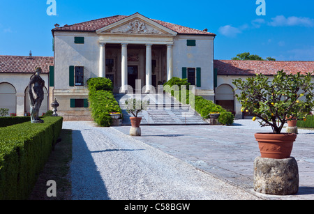 Italien, Veneto, Fanzolo di Vedelago, Villa Emo, Architekt Andrea Palladio. Stockfoto