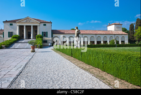 Italien, Veneto, Fanzolo di Vedelago, Villa Emo, Architekt Andrea Palladio. Stockfoto