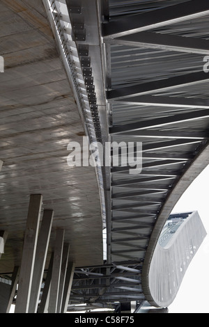 Unter der neuen Holmenkollen Sprungschanze Oslo Norwegen 3 Stockfoto