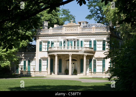 Montgomery Place, vergoldete Alter Villa, Annandale-on-Hudson, Dutchess County, New York State Stockfoto