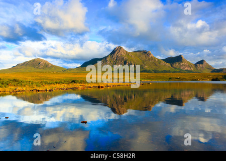 Abend, Abend-Stimmung, Ben Loyal, Berge, Berge, Gewässer, Gipfel, Berggipfel, Great Britain, Highland, Highlands, Sce Stockfoto