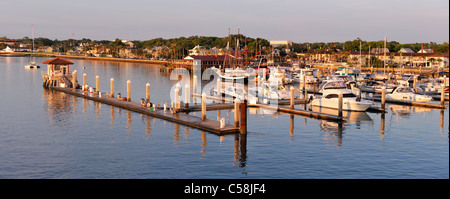 St. Augustine Marina, St. Augustine, Florida, USA, USA, Amerika, Schiffe, Hafen, Boote Stockfoto