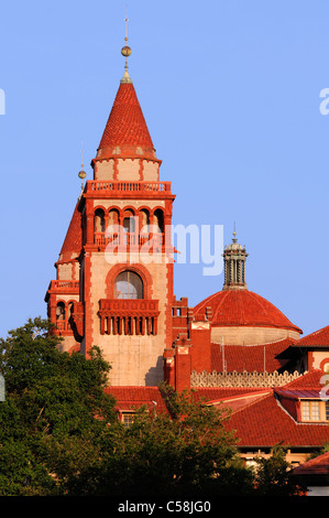 Historische, St. Augustine, Wachovia Tower, Florida, USA, USA, Amerika, Gebäude Stockfoto