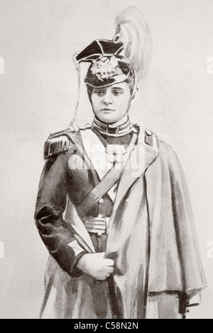 Alix von Hessen und Rhein später Alexandra Feodorovna Romanova, 1872-1918. Kaiserin-Gemahl von Russland... Stockfoto