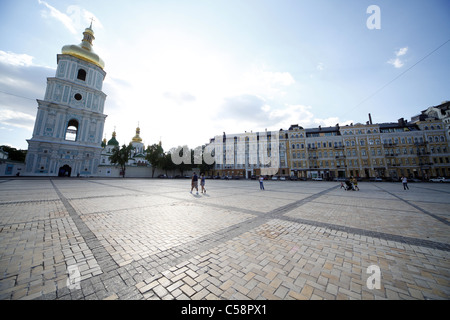 ST. SOPHIA SOFIJSKA DOMPLATZ Kiew 15. Juni 2011 Stockfoto