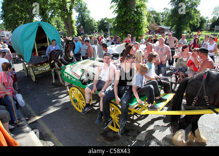 Appleby Horse Fair, Appleby In Westmorland, Cumbria, England, Großbritannien Stockfoto