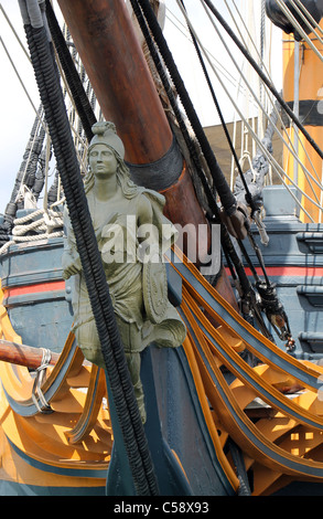 Wächter des Schiffes Stockfoto