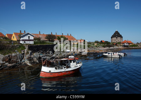 Frederiks Island (Frederiksø), dänische 17. Jahrhundert Festung Island und Marinestützpunkt Stockfoto