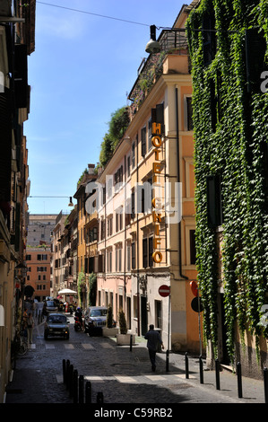 Italien, Rom, Monti Viertel, Via del Boschetto Straße Stockfoto