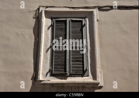 Italien, Rom, jüdisches Ghetto, Palazzo di Giacomo Mattei, Fenster Stockfoto