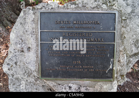 Teufel Millhopper geologischen Staatspark Gainesville Florida Stockfoto