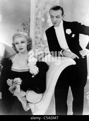 ZYLINDERHUT 1935 RKO Films mit Fred Astaire und Ginger Rogers Stockfoto