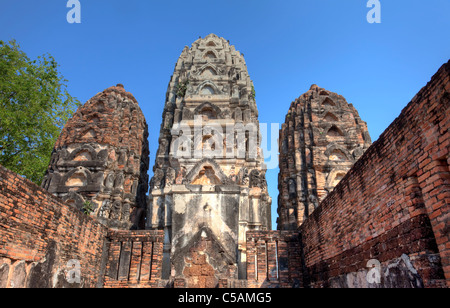 Wat Si Sawai, Sukhothai, Thailand Stockfoto