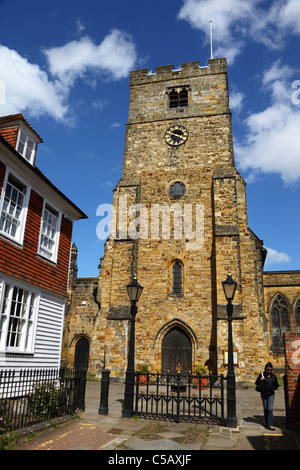 St Peter & Paulus Pfarrei Kirche, Tonbridge, Kent, England Stockfoto