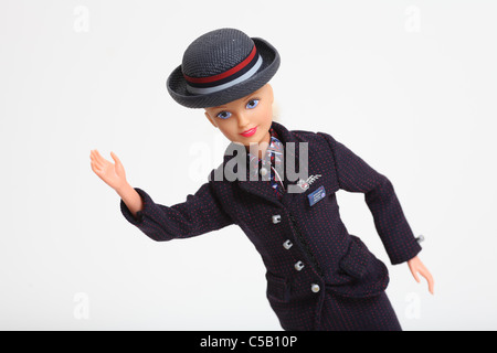 British Airways-Stewardess Cindy. Bild von James Boardman. Stockfoto