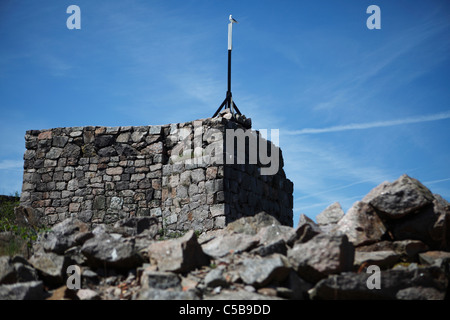 17. Jahrhundert Bollwerk, Gyldenløves Bastion, Christen Insel, Ostsee Stockfoto