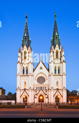 Kathedrale St. Johannes des Täufers, Savannah, Georgia Stockfoto