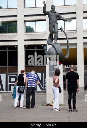 Statue des russischen Kosmonauten Yuri Gagarin, The Mall, London Stockfoto