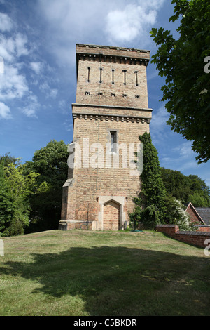 Wasserturm Ashby-de-la-zouch Stockfoto