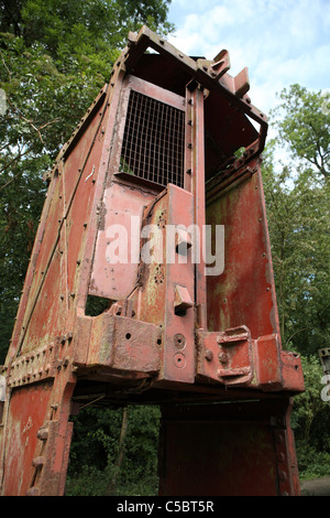 Grube Käfig aus Horstmann mine Stockfoto