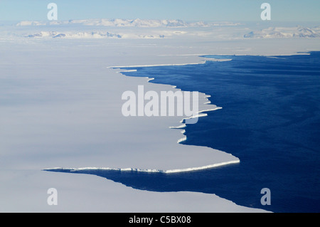 Drygalski Eis Zunge Rand Terra Nova Bay Ross Meer Antarktis Stockfoto