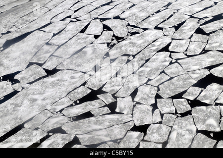 Meer-Eis-Trennung bei Terra Nova Bay Antarktis Stockfoto