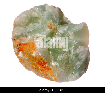 Prehnit Knötchen - inosilicate von Kalzium und Aluminium mit der Formel Ca2Al2. Stockfoto