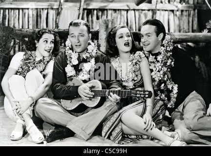 DER ROAD, Singapur 1940 Film mit von l: Judith Barrett, Bing Crosby, Bob Hope und Dorothy Lamour Stockfoto