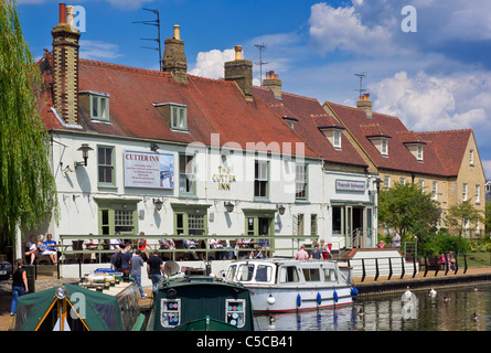 Cutter Inn on the Great Ouse Ely Stockfoto