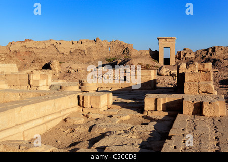 Hathor Tempel, Dendera, Ägypten Stockfoto