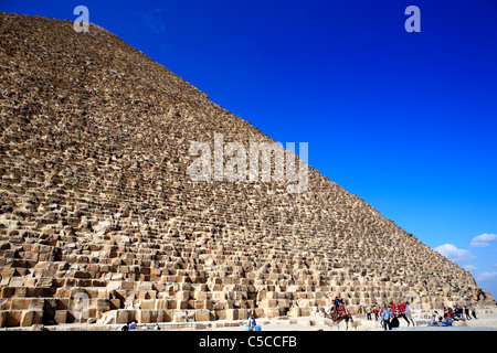 Pyramiden, Gizeh, Ägypten Stockfoto