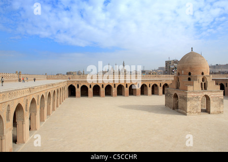 Ibn-Tulun-Moschee (879), Kairo, Ägypten Stockfoto