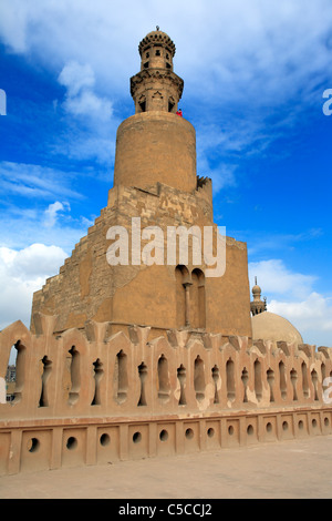 Ibn-Tulun-Moschee (879), Kairo, Ägypten Stockfoto